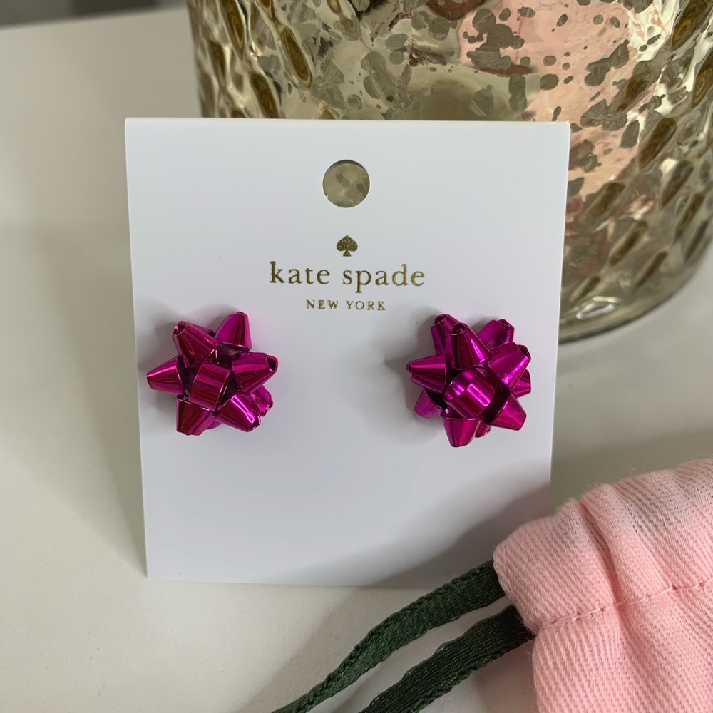 Kate Spade bow earrings